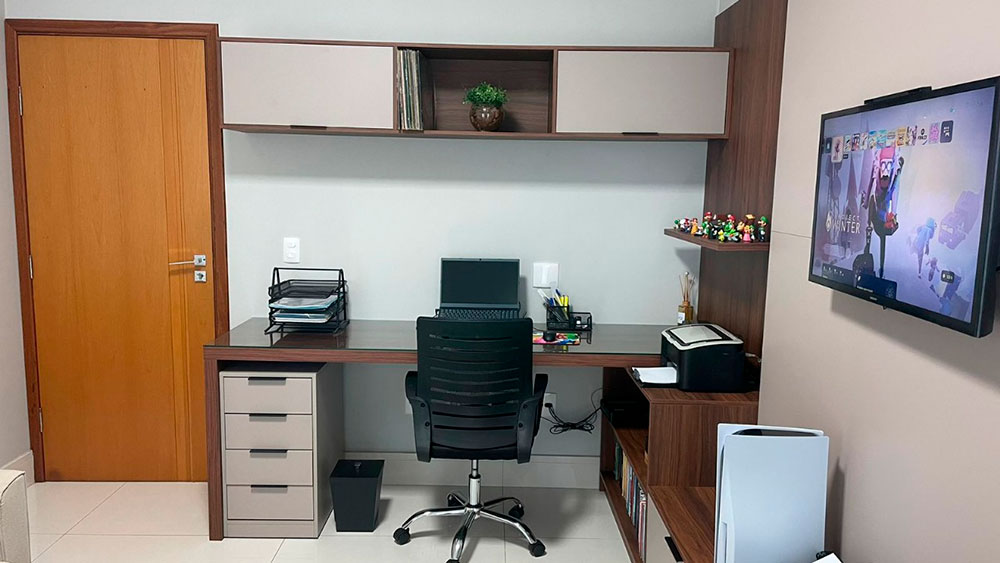 Home Office Planejado - Produtividade com Estilo, criar um ambiente de home office que promova produtividade e conforto é essencial.